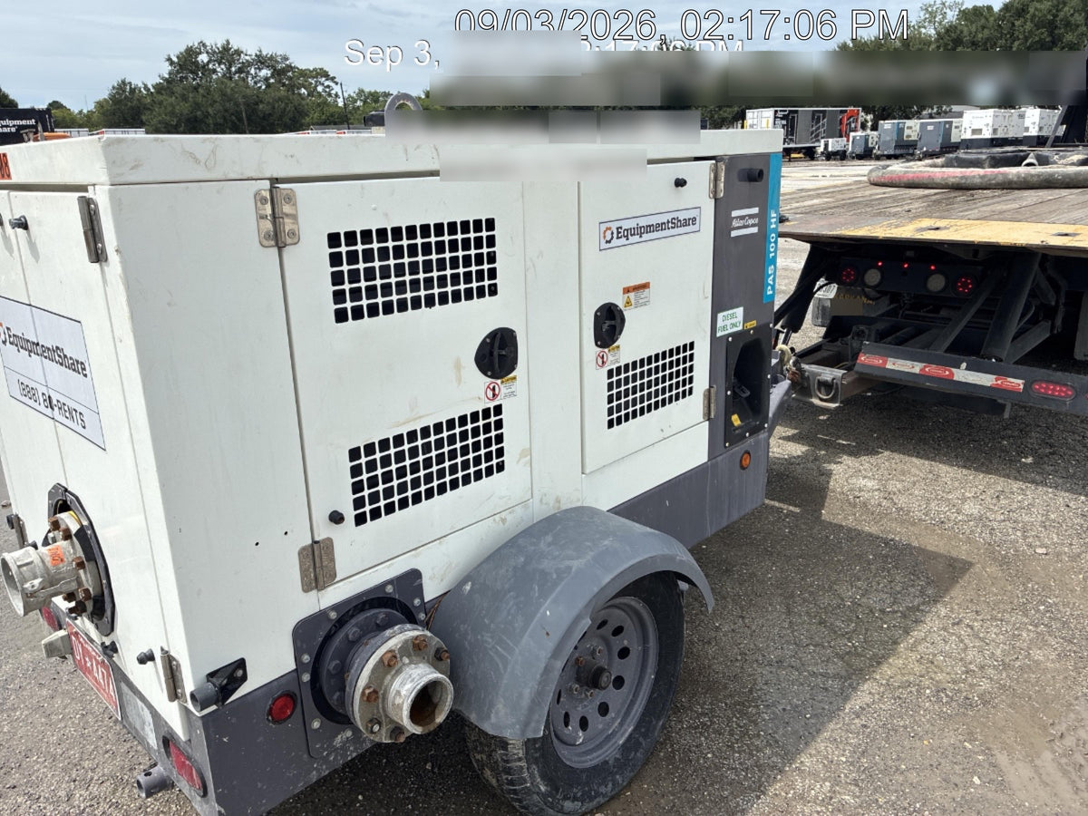 2020 ATLAS COPCO PAS 100 HF CS Enclosed