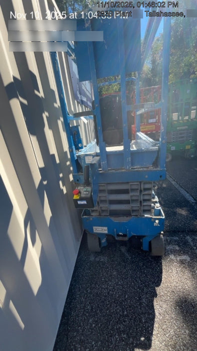 2019 Genie GS-1930 Fixed Rails with Chain Entry