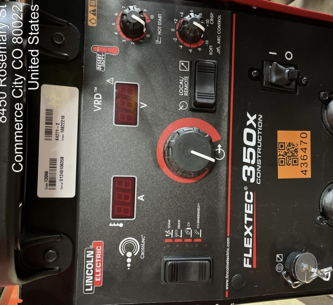 2024 LINCOLN ELECTRIC FLEXTEC 350X