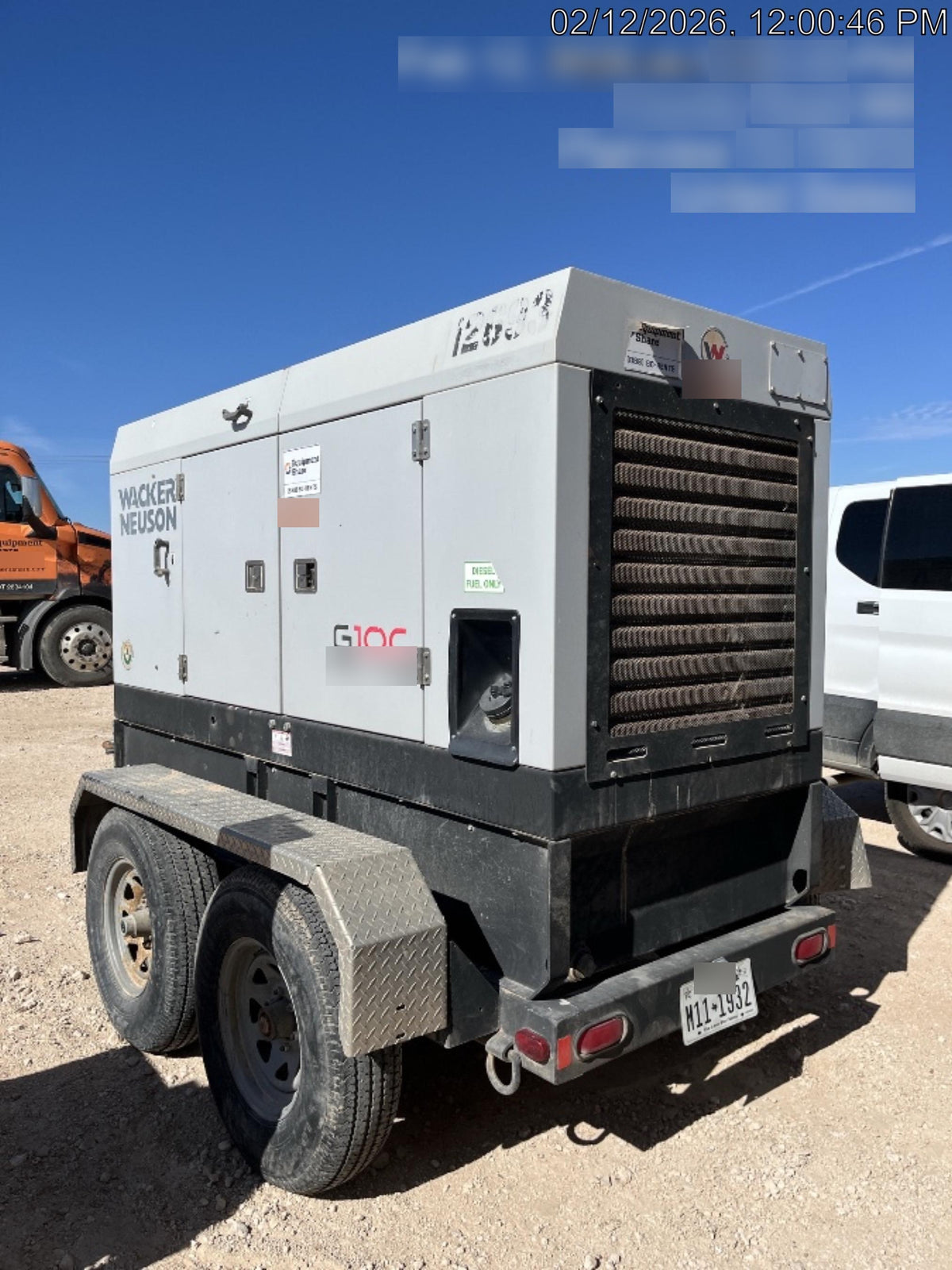 2018 WACKER NEUSON G100