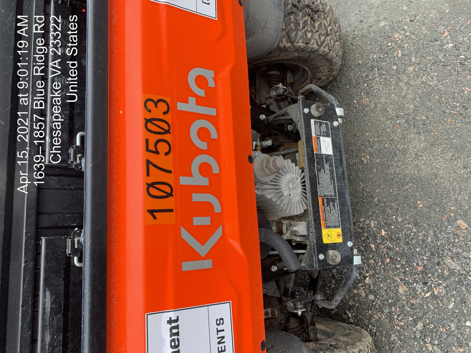 2020 Kubota RTV-X1140W-H Canopy, 4-Seater, Diesel, Windshield Acrylic Clear, Strobe Light, Backup Alarm