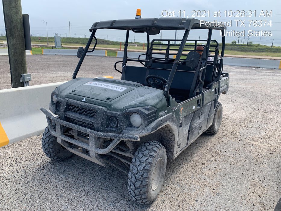 Kawasaki Mule PRO-DXT Standard Options, Backup Alarm, Beacon, Plastic Hard Top, Poly Windshield, Horn Kit