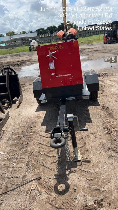 2024 Shindaiwa DGW400DML Kubota D902 Engine, 23 HP, Dual Op Welder, Wire, Arc, Droop Stick, Tig, and CC Stick Functionality, Simulphase, 3 Phase and 1 Phase Gen Output, Single Axle NB Trlr, Slr Trckl Chrg 12V 12W, Fire Ext, T3