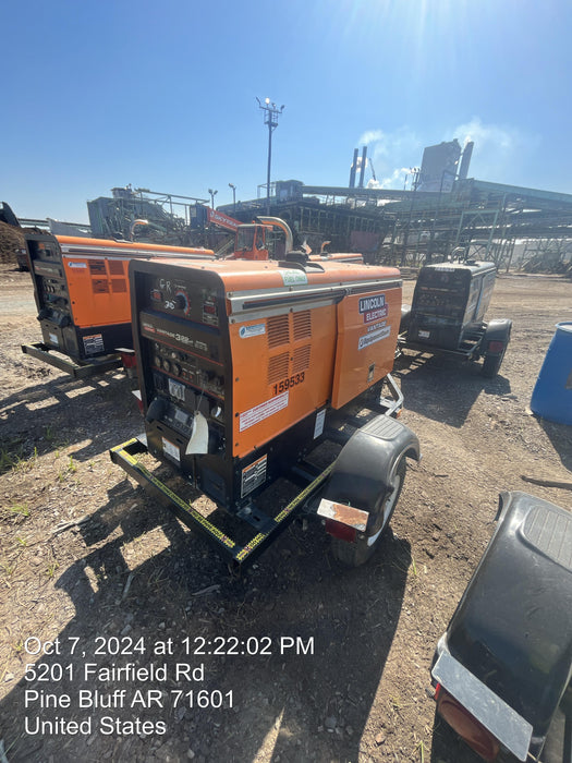 2021 Lincoln Electric Vantage 322 Vantage 322 Ready Pak 3 w/ Decals, ORANGE (includes trailer, cable rack, fender light kit) NO Telematics