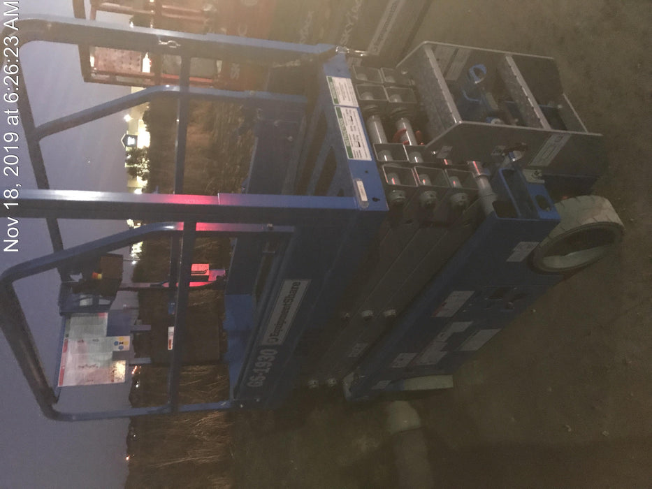 2019 Genie GS-1930 Fixed Rails with Chain Entry