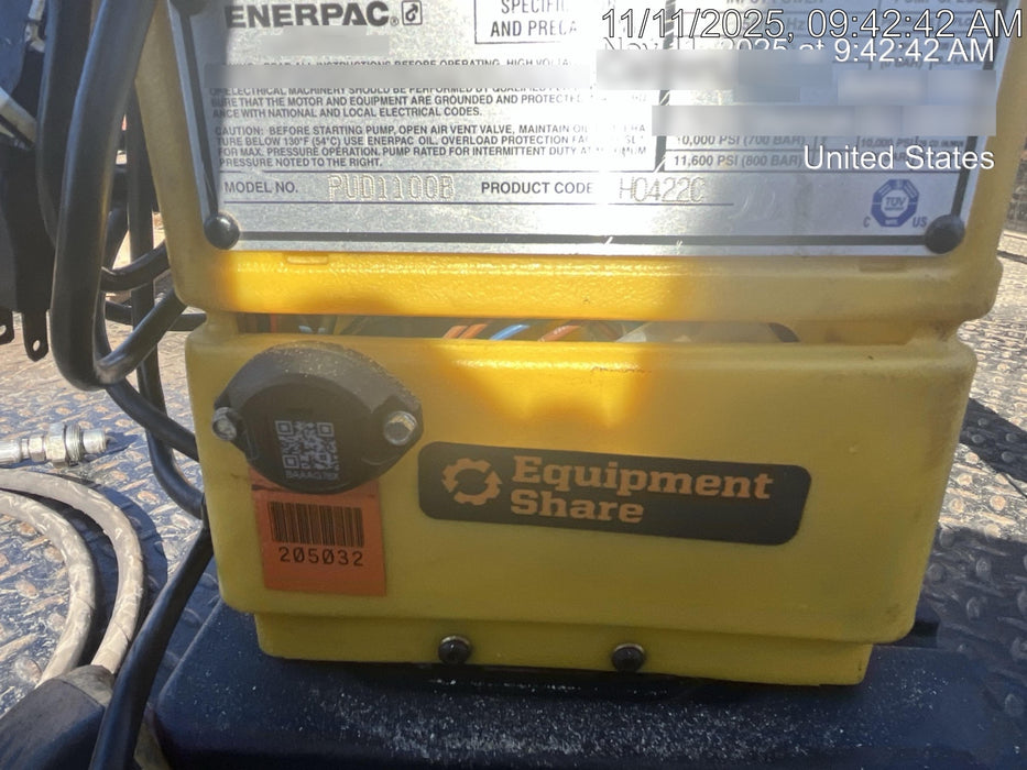2021 ENERPAC PUD1100B