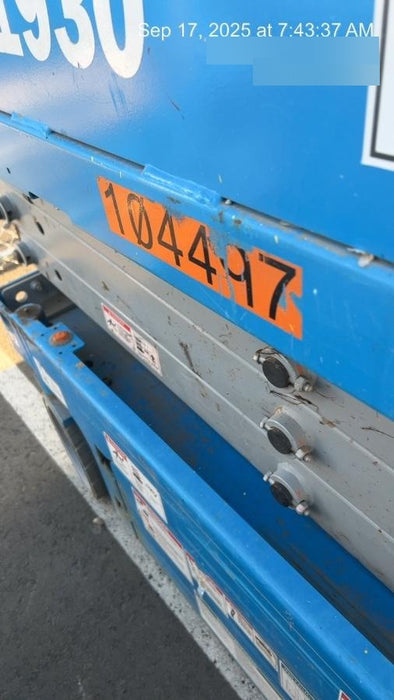 2020 Genie GS-1930 Standard Machine, 800W Inverter