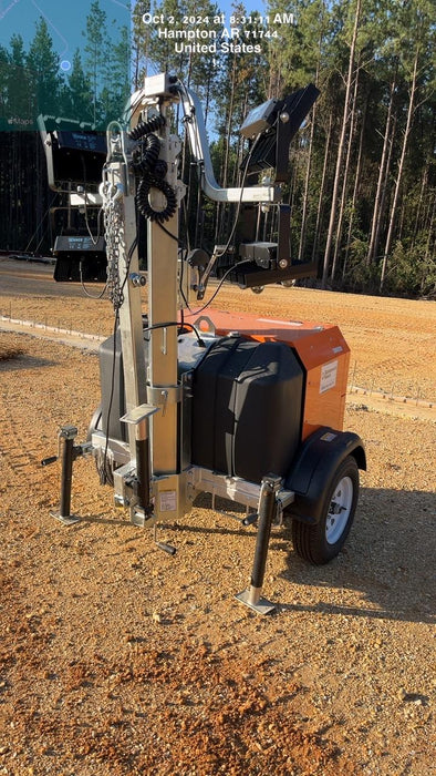 2024 Wanco WLTT-4MM4K Diesel, Deep Sea Controller, Shore Power Plug, Auto Start, (4) 350W LED Floodlights, 4kW Generator, 60 Gal Fuel Tank, 2" Ball, T3