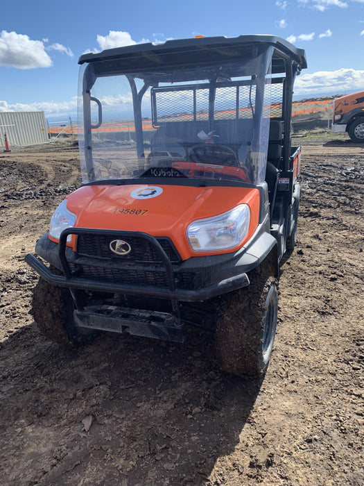 2022 Kubota RTV-X1140W-H Plastic Canopy, Windshield Acrylic Clear, LED Strobe Light, Wire Harness Kit, Back up Alarm