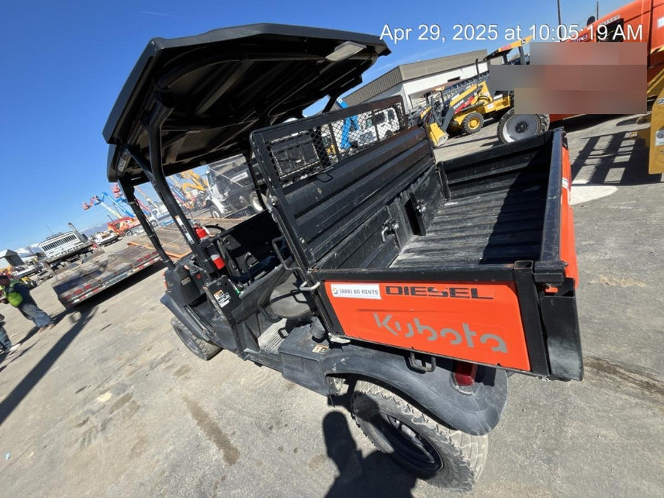 2021 Kubota RTV-X1140W-H Plastic Canopy, Windshield Acrylic Clear, LED Strobe Light, Wire Harness Kit, Back up Alarm