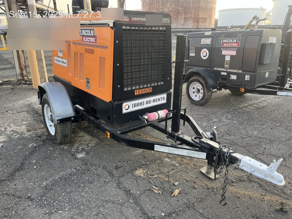 2021 Lincoln Electric Vantage 549X Ready Pak 3, ORANGE (includes trailer, cable rack, fender light kit)