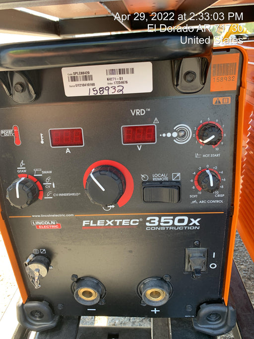 2021 LINCOLN ELECTRIC FLEXTEC 350X