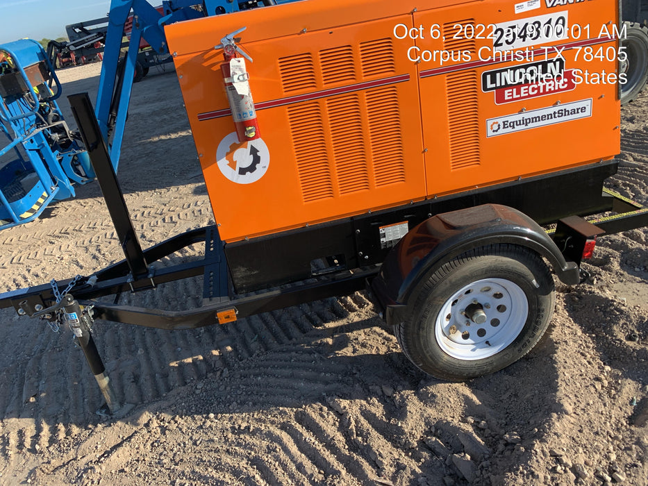 2022 Lincoln Electric Vantage 549X Crosslink Technology, Trailer Mounted