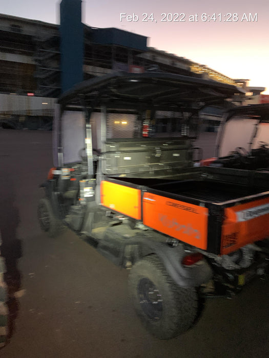 2021 Kubota RTV-X1140W-H Plastic Canopy, Windshield Acrylic Clear, LED Strobe Light, Wire Harness Kit, Back up Alarm