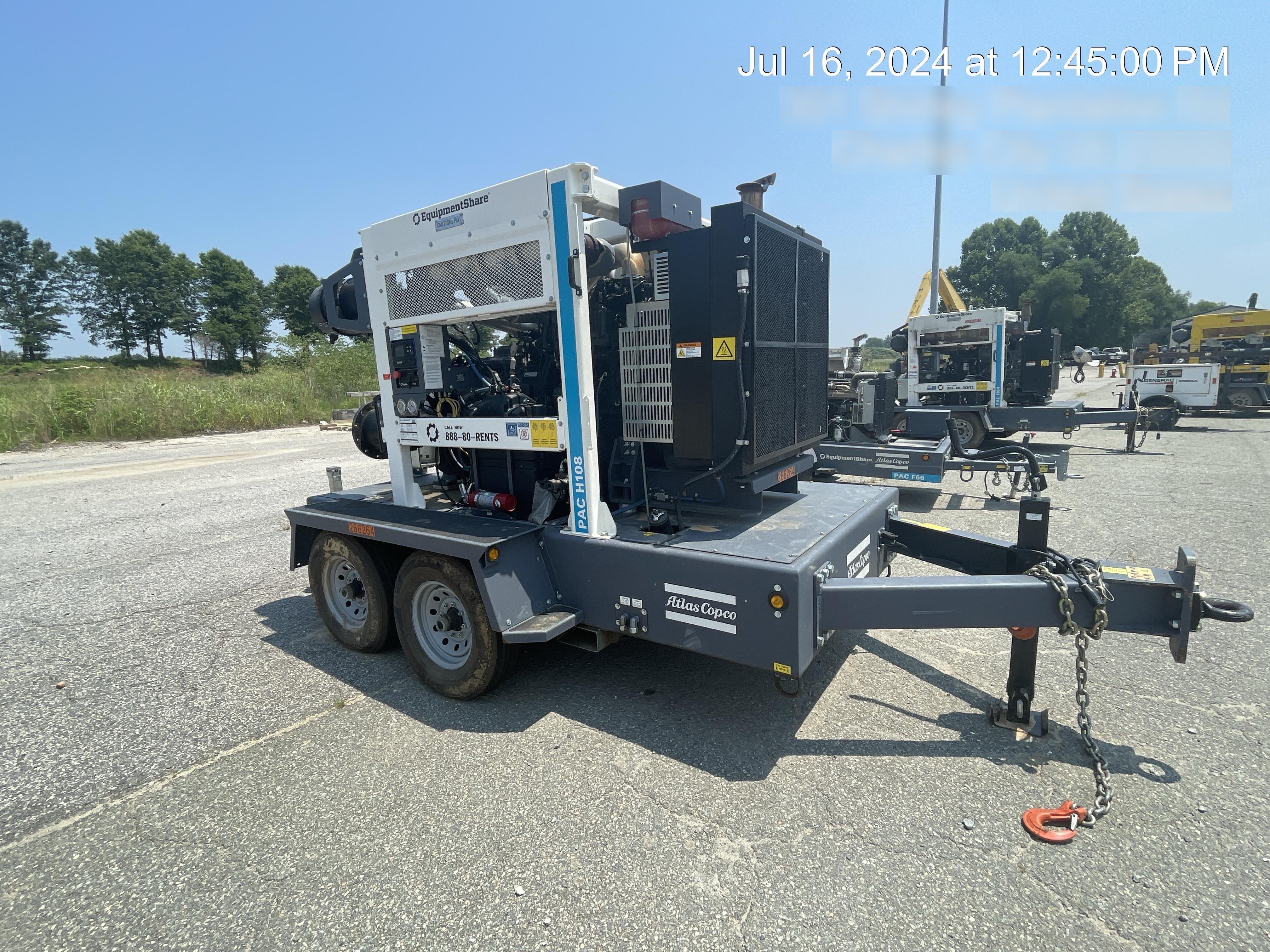 2022 ATLAS COPCO PAC H108 JD