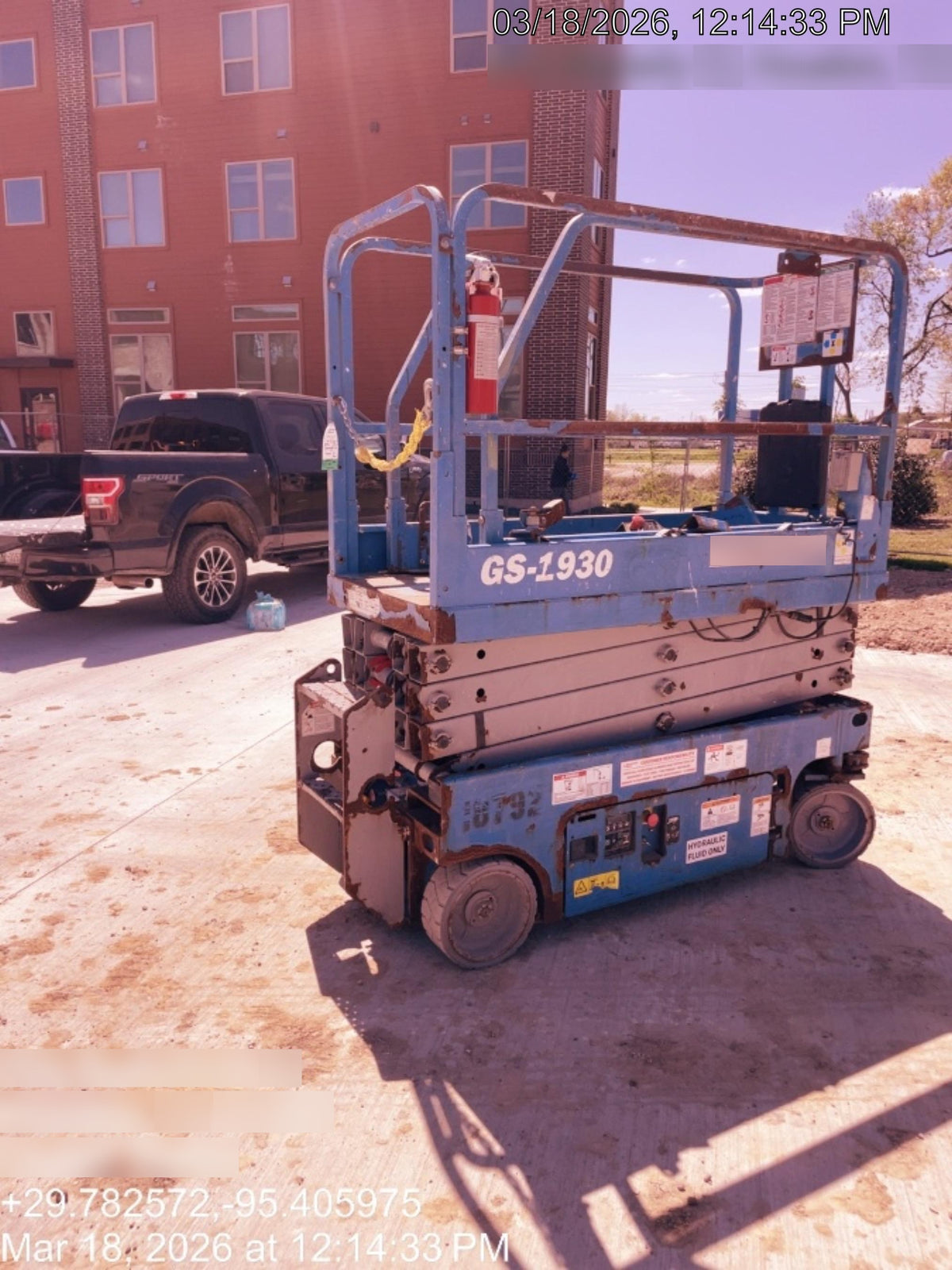2018 Genie GS-1930 Genie GS-1930 Scissor Lift w/Standard Options