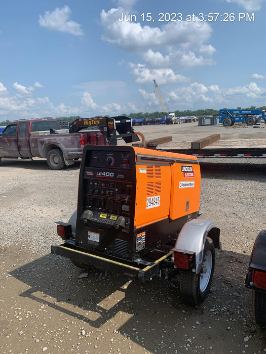 2023 Lincoln Electric LE400 Kubota V1505, Trlr, Cable Rack, Light Kit, ES Decals, T3