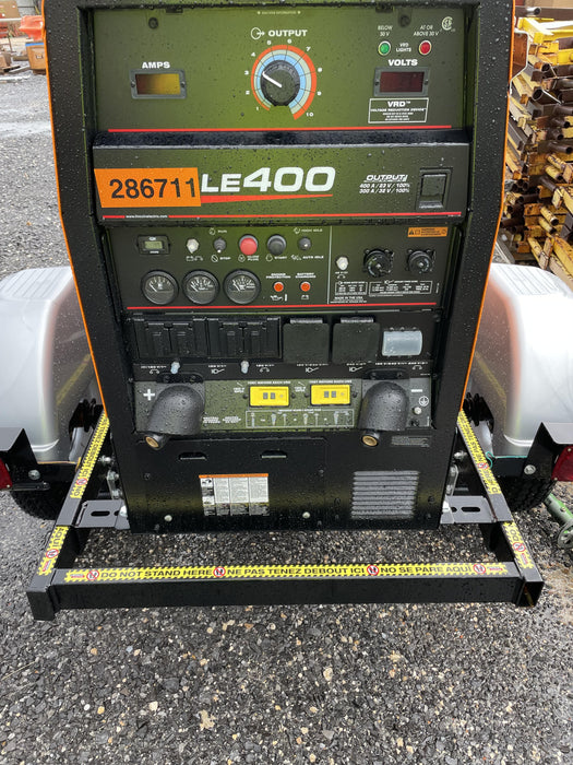 2022 Lincoln Electric LE400 Kubota V1505, Trlr, Cable Rack, Light Kit, ES Decals, T3