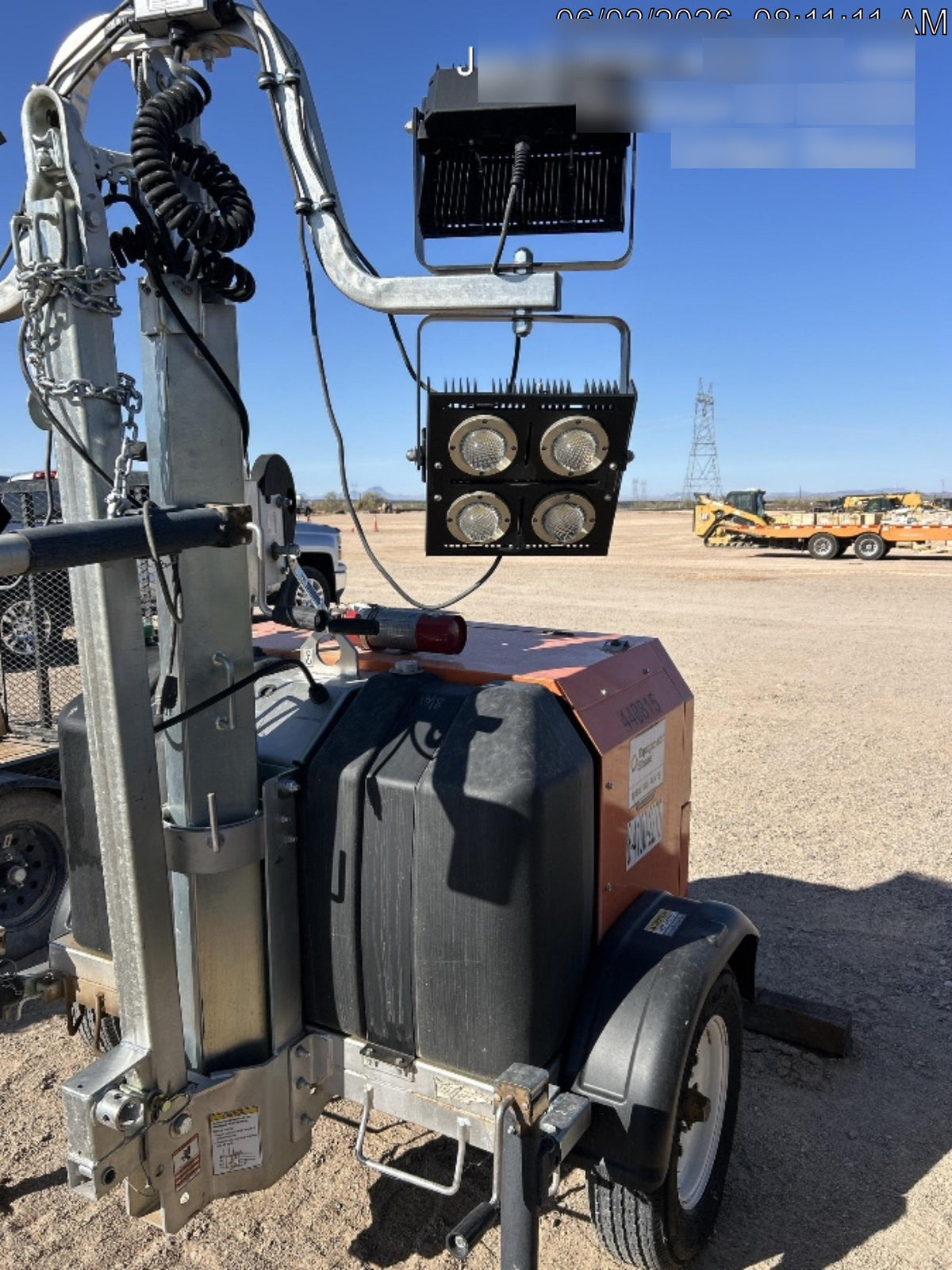 2024 Wanco WLTT-4MM4K Diesel, Deep Sea Controller, Shore Power Plug, Auto Start, (4) 350W LED Floodlights, 4kW Generator, 60 Gal Fuel Tank, 2" Ball, T3