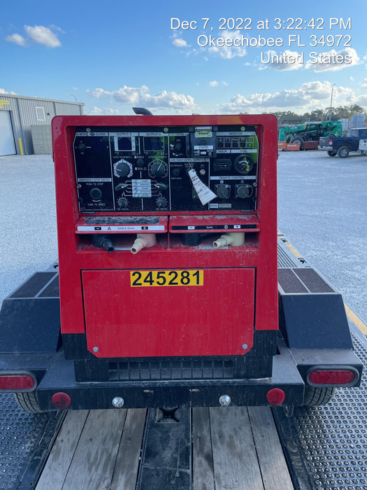 2022 Shindaiwa DGW400MDL Kubota D902 Engine, 23 HP, Dual Op Welder, Wire, Arc, Droop Stick, Tig, and CC Stick Functionality, Simulphase, 3 Phase and 1 Phase Gen Output, Single Axle NB Trlr, Slr Trckl Chrg 12V 12W, Fire Ext