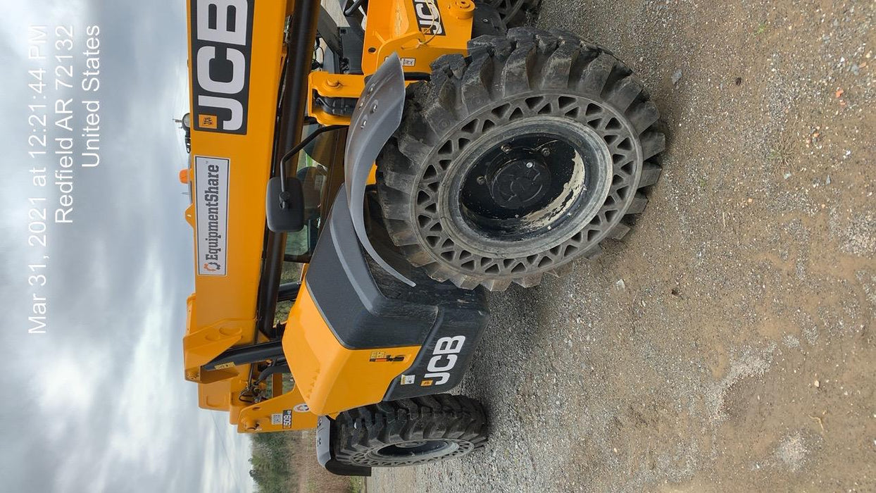 2020 JCB 509-42 Canopy, Solid Tires, Work Lights, Beacon, Aux Hydraulics, Back up Alarm, Lifting Eye, ES Decals