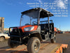 2022 Kubota RTV-X1140W-H Plastic Canopy, Windshield Acrylic Clear, LED Strobe Light, Wire Harness Kit, Back up Alarm