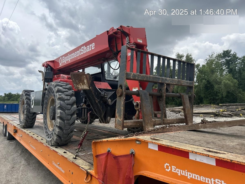2019 Manitou MTA12042 Cab/Heat/Air, 120 HP, Solid Tires, Work Lights, Lift Hook, Auxiliary Hydraulics 66" Carriage and 60" Forks
