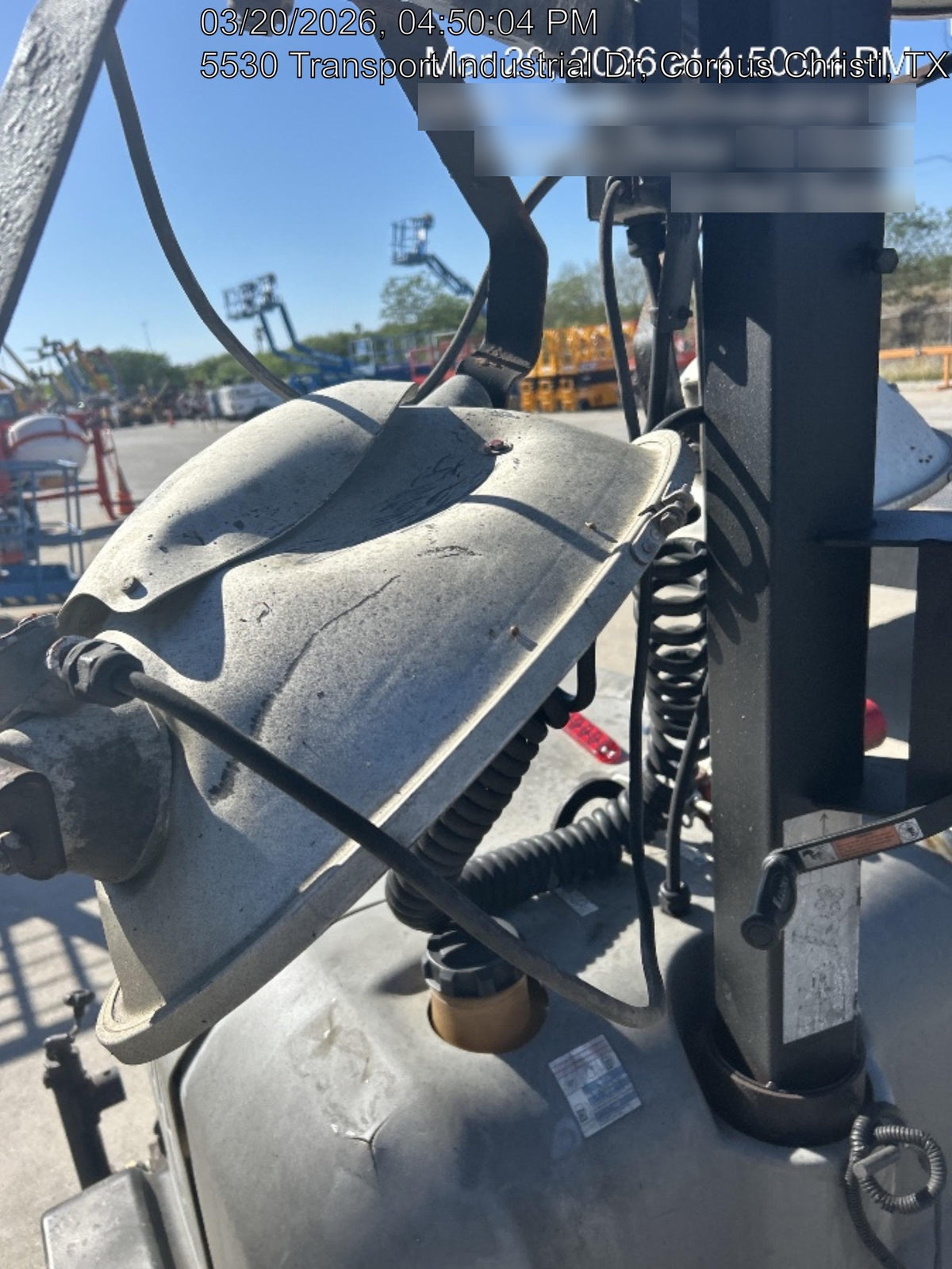 Wacker Neuson LTV6K-MH Power mast, 1100W MH, Fuel Sensors, Wiring Harness
