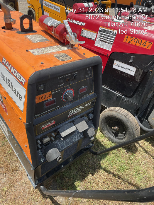 2020 Lincoln Electric Ranger 305 LPG Engine Driven Welder (Kohler®) One-Pak