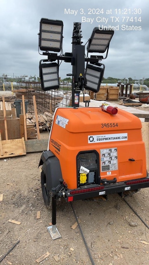 2024 Generac MLT2 Diesel, Flex Switch 120V Input, Powerzone Controller, 
(4) 320W LED Lights, 4kW Generator, 39.9 Gal Fuel Tank, 2" Ball, T3