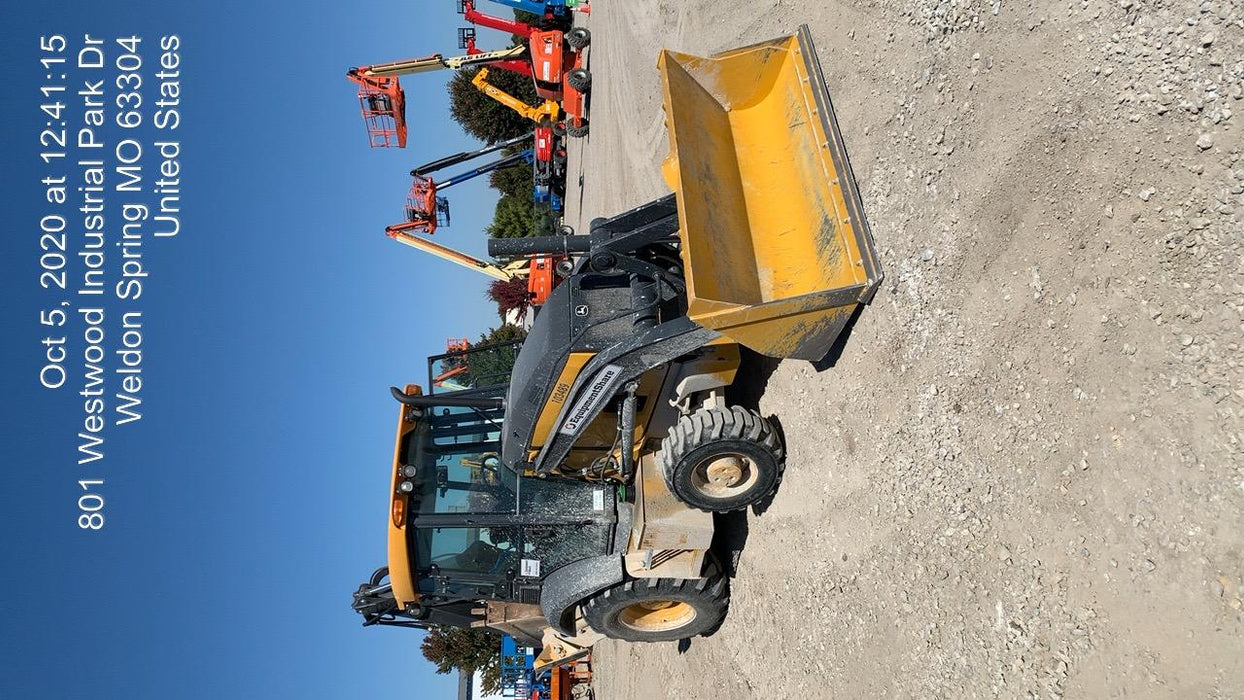 2020 John Deere 310LEP Cab/Heat/Air, 4WD, Standard Stick, Pilot Controls, 2 Way Hydraulics, TAG Manual QC