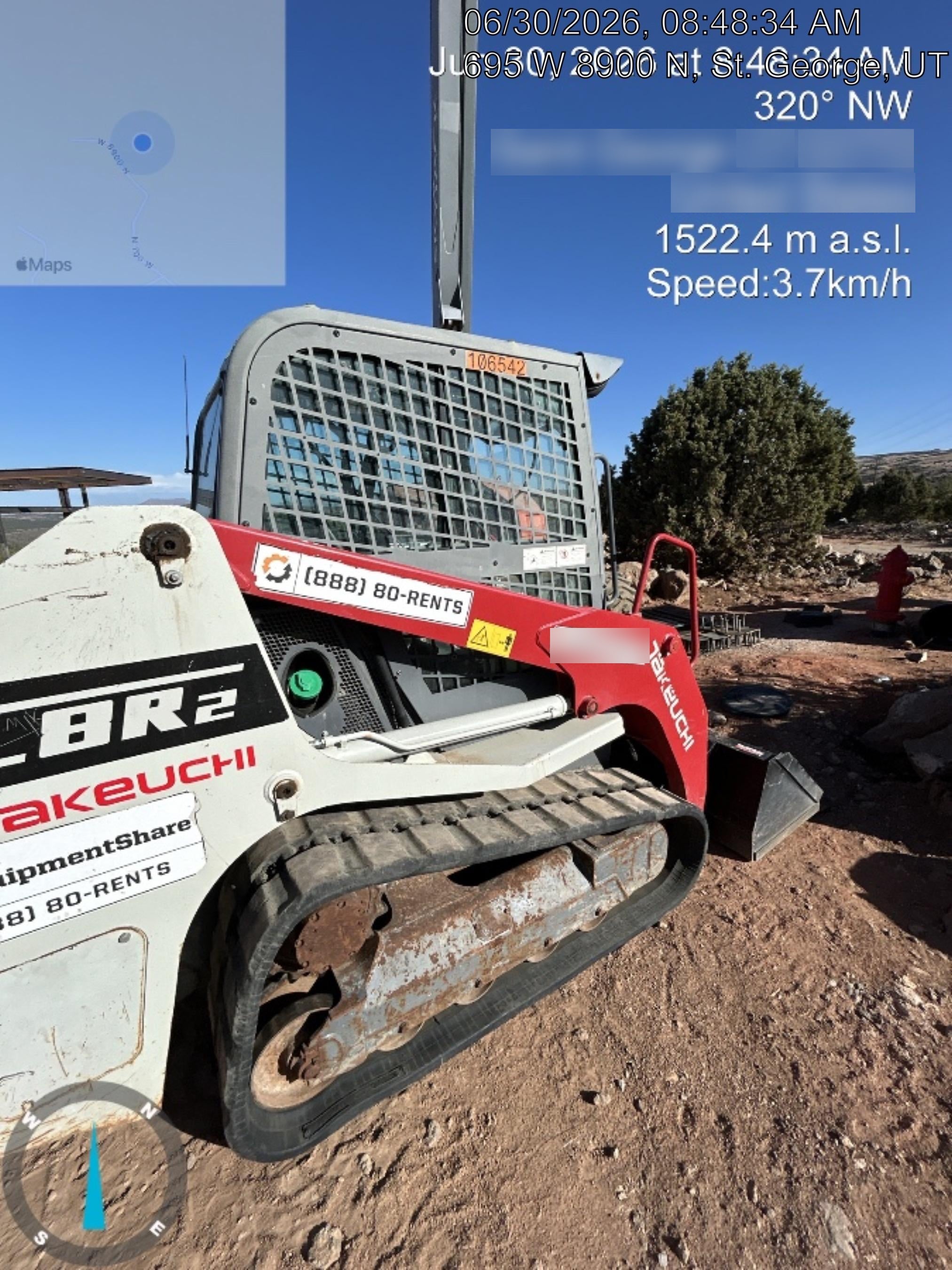 2020 TAKEUCHI TL8R2-CR