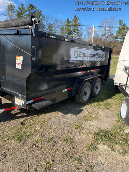 2024 TEXAS PRIDE TRAILERS 14'L x 7'W 5 Cu Yd Trunnion Hydraulic Dump