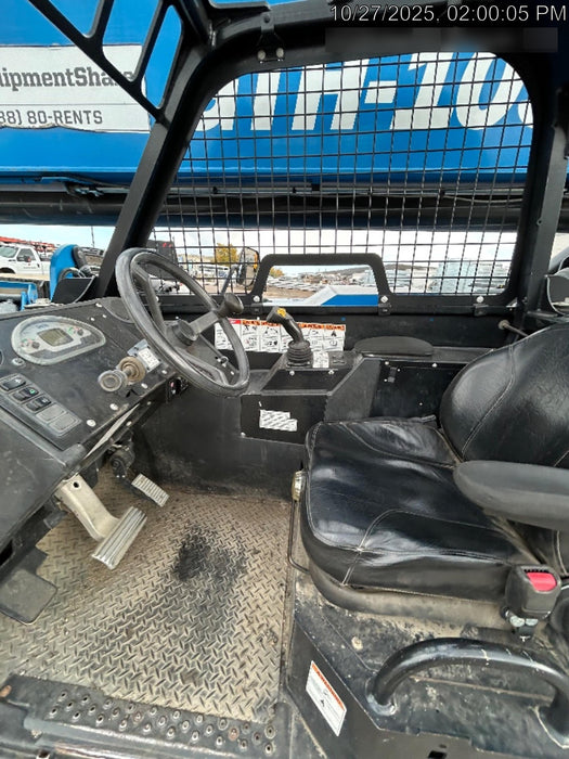 2018 Genie GTH-1056 GTH-1056 w/Open ROPS, Solid Tires, Work Lights, 60" carriage/forks, cab mesh, beacon