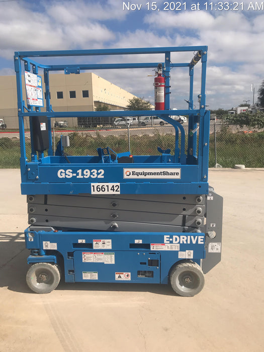 2021 Genie GS-1932 Electric Drive, Sld NM Tires, DBcns, EST