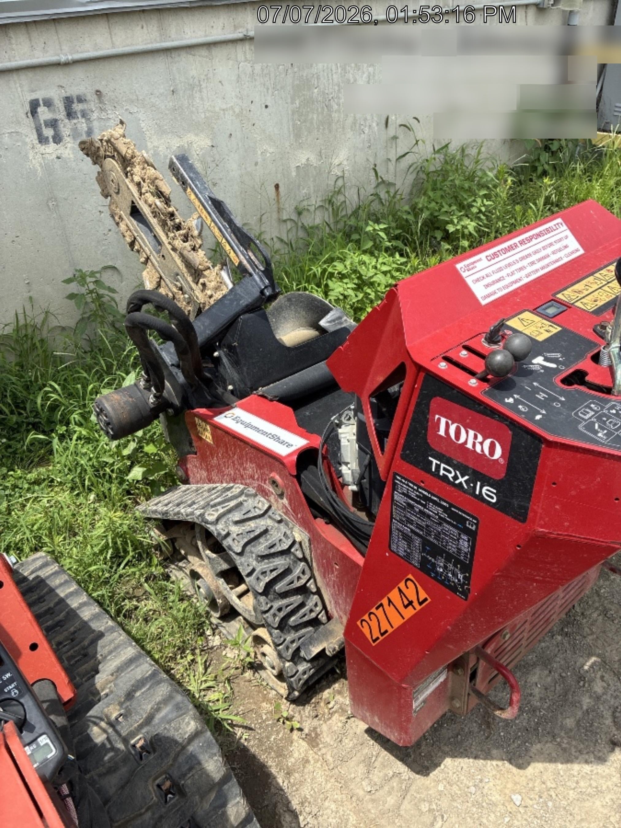 2022 TORO TRX-16
