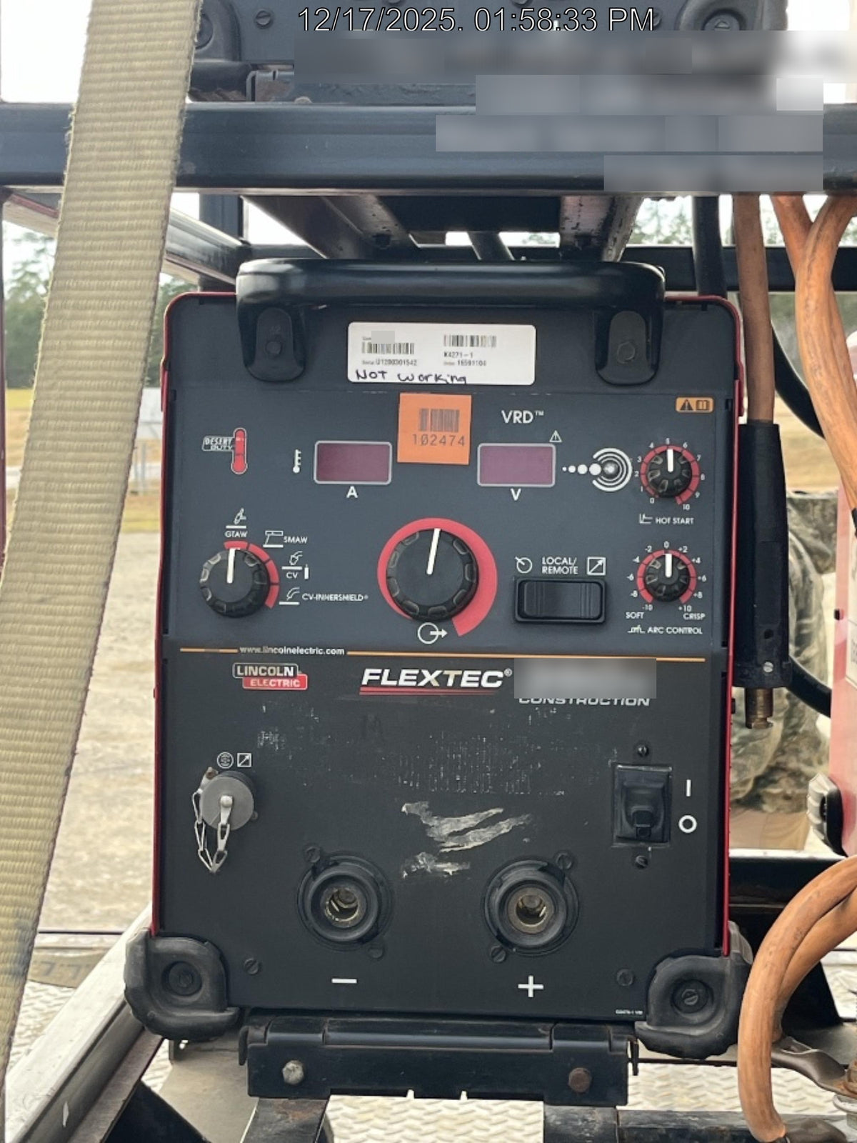 2020 LINCOLN ELECTRIC FLEXTEC 350X
