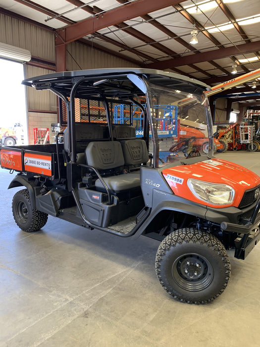 2022 Kubota RTV-X1140W-H Plastic Canopy, Windshield Acrylic Clear, LED Strobe Light, Wire Harness Kit, Back up Alarm