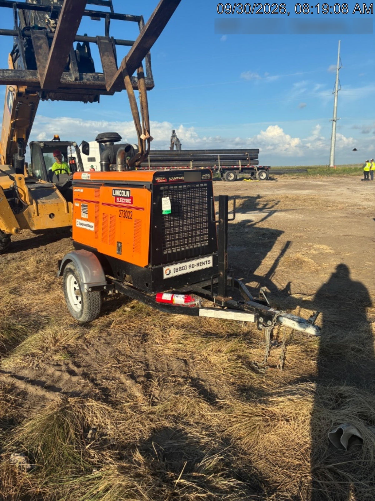 2022 Lincoln Electric Vantage 549X Crosslink Technology, Trailer Mounted, ES Decals, T3