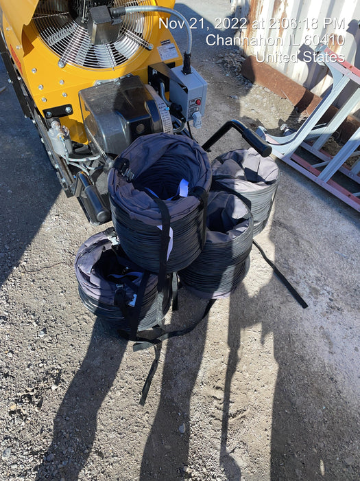 2022 Allmand NLV3GR (4) LED Light Fixture 350W, 23' Vertical Mast, 3kW Prime, Towable, ES Decals, T3