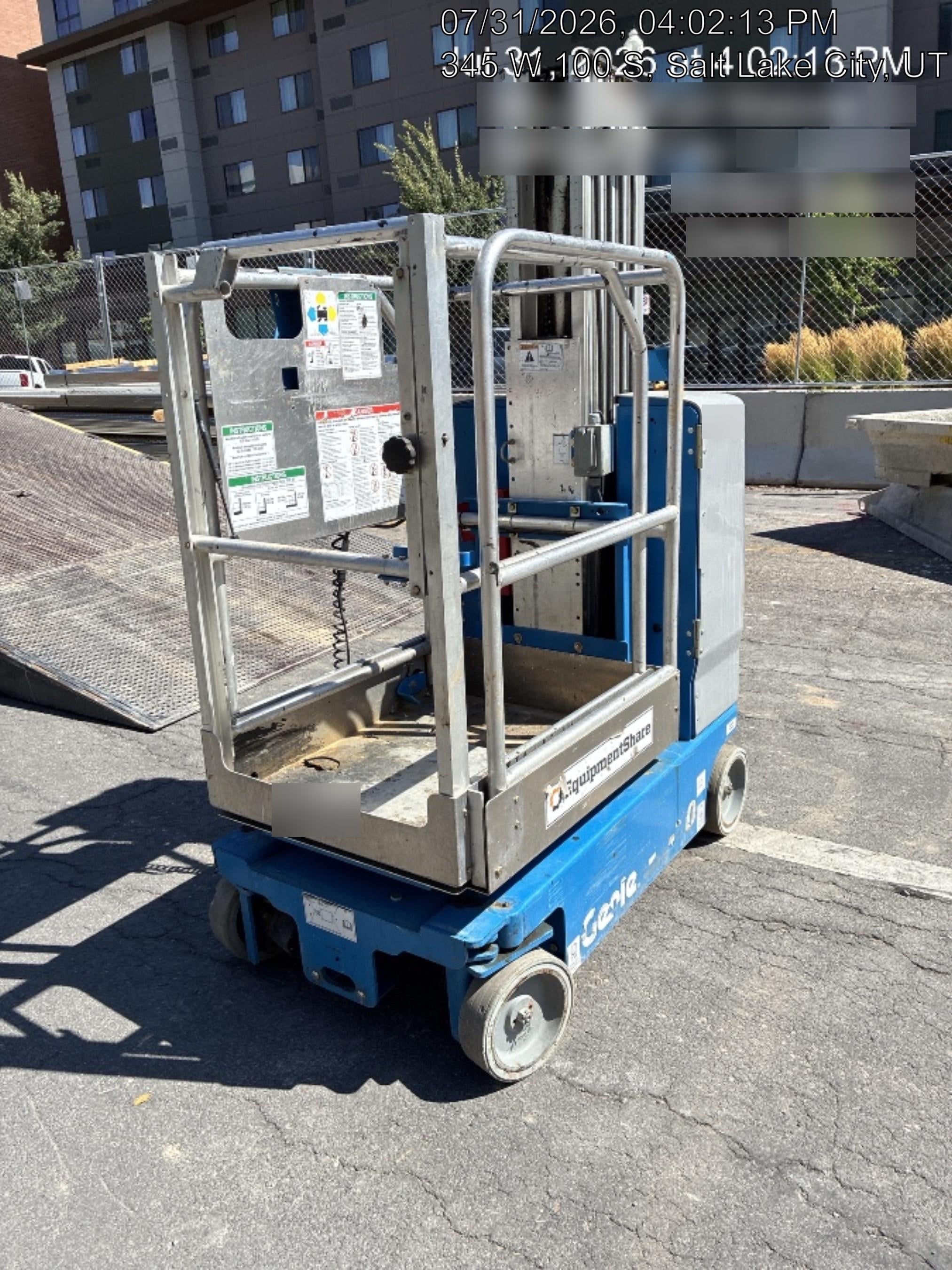 2019 GENIE GR-20