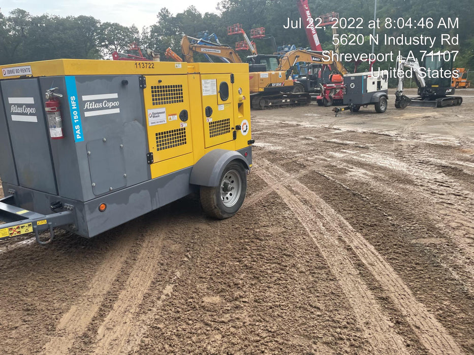 2020 ATLAS COPCO PAS 150 HF CS Enclosed
