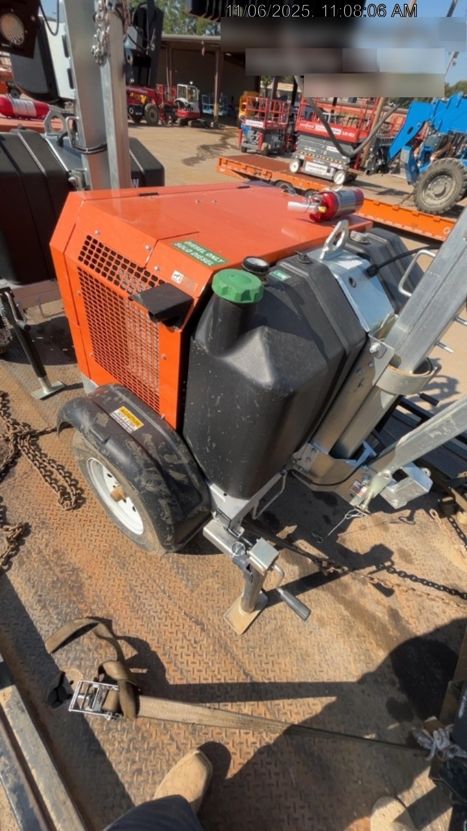 2025 Wanco WLTT-4MM4K Diesel, Mitsubishi L2E, 9.0HP @1800 rpm, Deep Sea Controller, Shore Power Plug, Auto Start, (4) 350W LED Floodlights, 4kW Generator, 60 Gal Fuel Tank, 2" Ball, T3