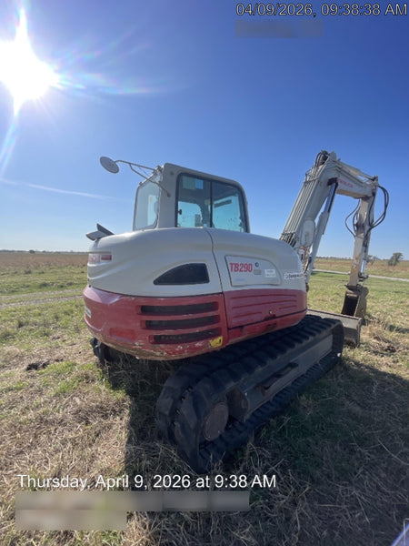 2020 Takeuchi TB290C Cab/Heat/Air, Rubber Tracks, Manual TAG QC