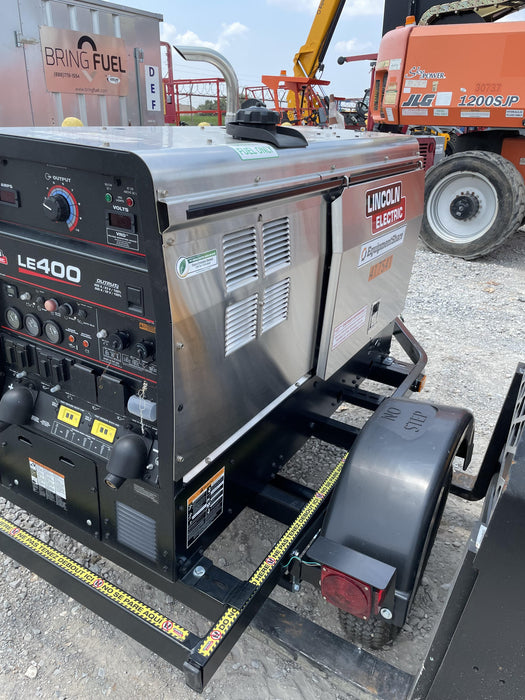 2024 Lincoln Electric LE400 Kubota V1505, Trlr, Cable Rack, Light Kit, ES Decals, T3