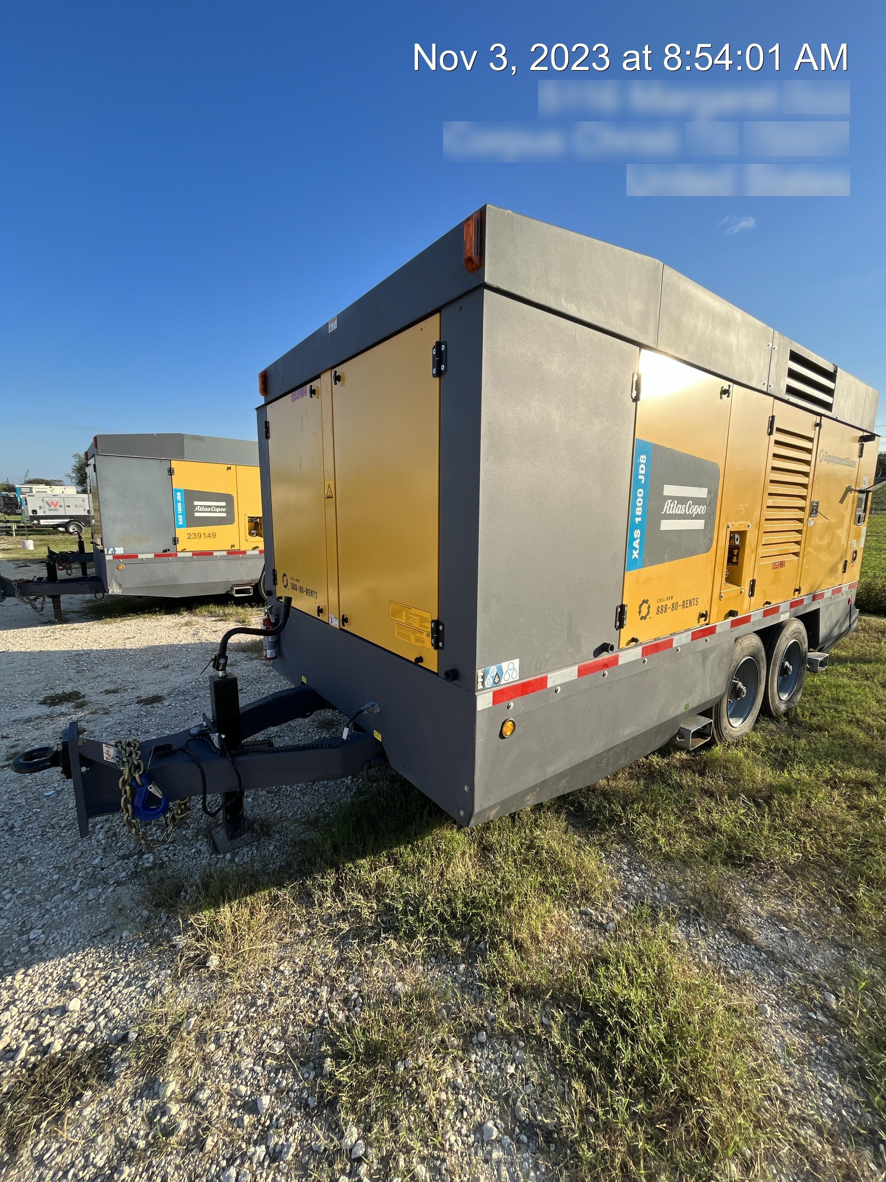 2023 ATLAS COPCO XAS 1800