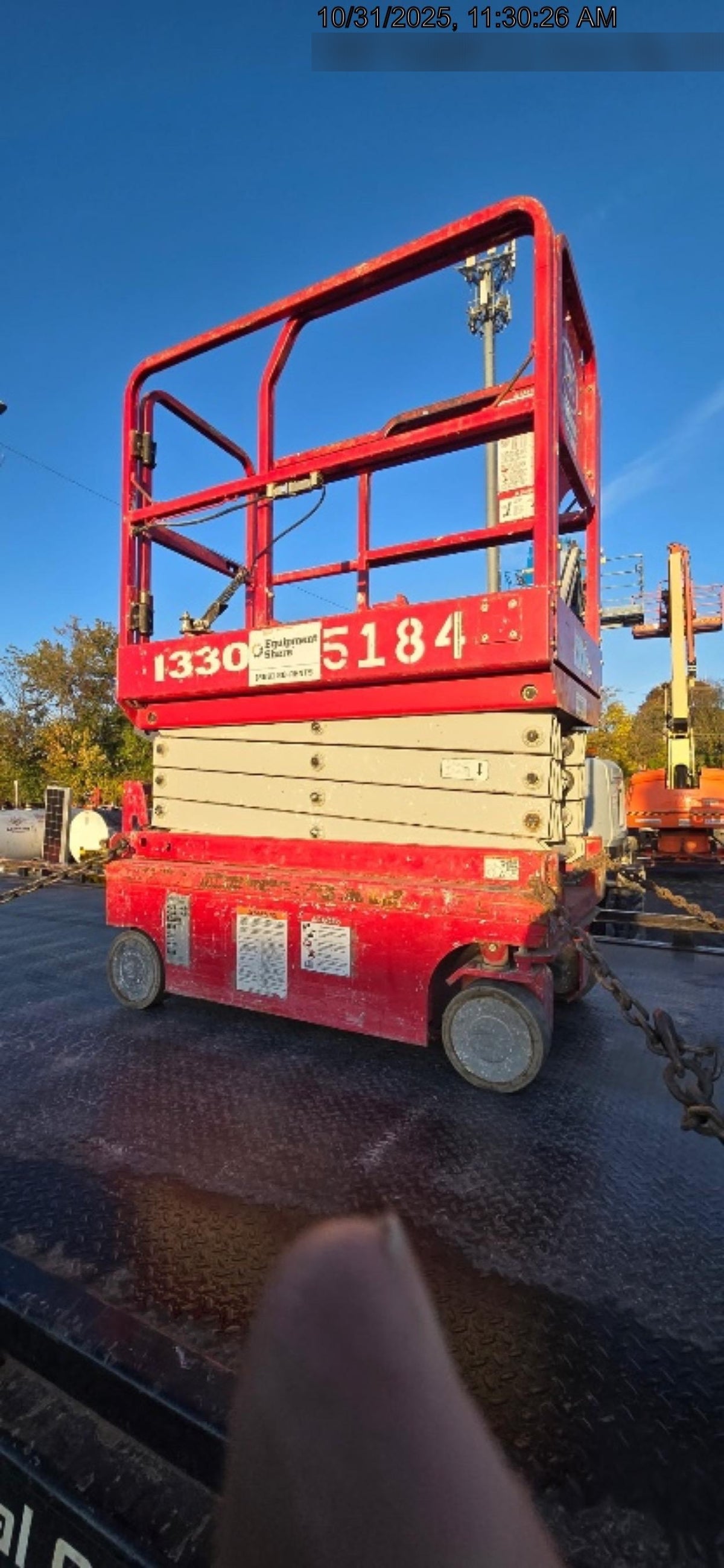2017 MEC 1330SE 13' Scissor Lift w/2 Year Extended Full Warranty