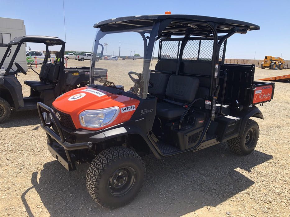 2022 Kubota RTV-X1140R-H Plastic Canopy, Windshield Acrylic Clear, LED Strobe Light, Wire Harness Kit, Back up Alarm