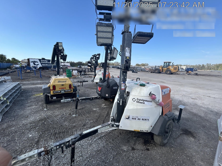 2023 Generac MLT2 Diesel, Flex Switch 120V Input, Powerzone Controller, 
(4) 320W LED Lights, 4kW Generator, 39.9 Gal Fuel Tank, 2" Ball, T3