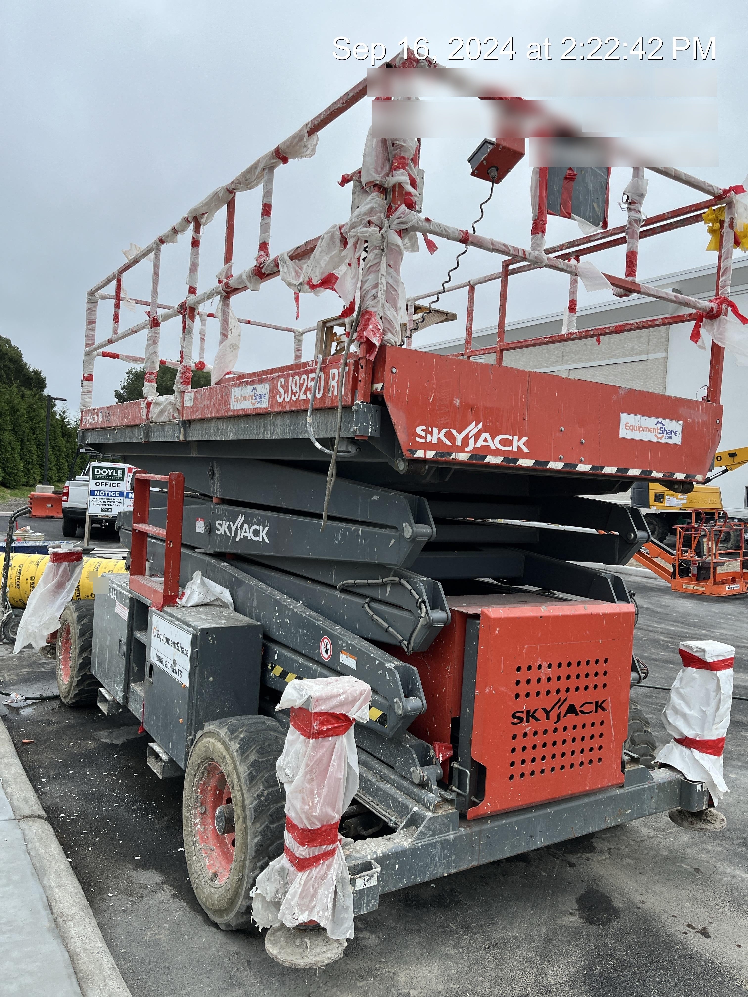 2016 SKYJACK SJ9250 RT